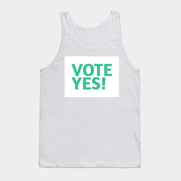 Vote Yes! - Best Selling Tank Top by bayamba